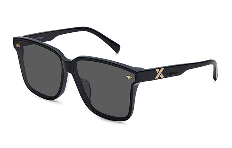 

Multiplication Glasses Eyecroxx Солнцезащитные очки унисекс EYECORXX, C1: фантазийная черная рамка + хлопья глубокого космоса серого цвета.