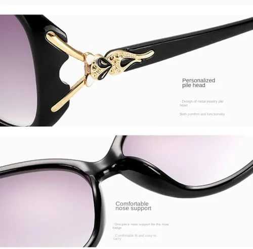 

Винтажные солнцезащитные очки большого размера для женщин, модные солнцезащитные очки в крупной оправе, женские очки с защитой от ультрафиолета UV400 MTZJH, C4