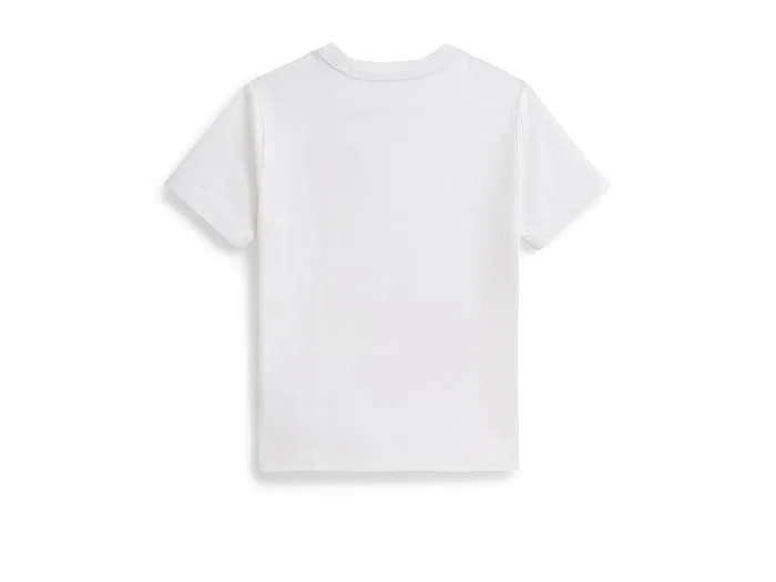 Футболка хлопковая Triple-pony Cotton Jersey Tee Polo Ralph Lauren Kids, White — фото 2