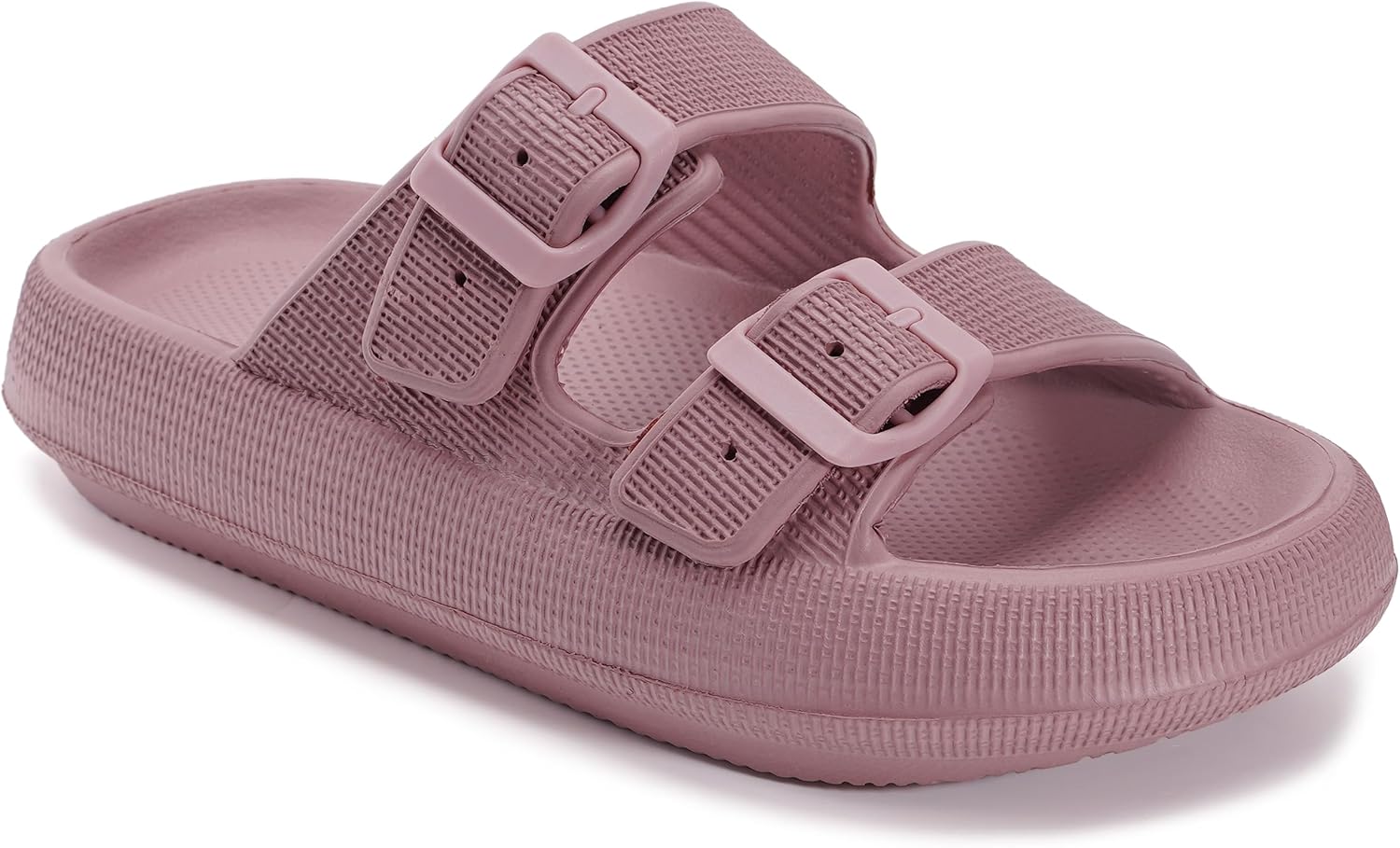 

Сланцы WHITIN для женщин и мужчин с двойной пряжкой, регулируемые, с толстой подошвой и мягкой стелькой, для ванной, Blush