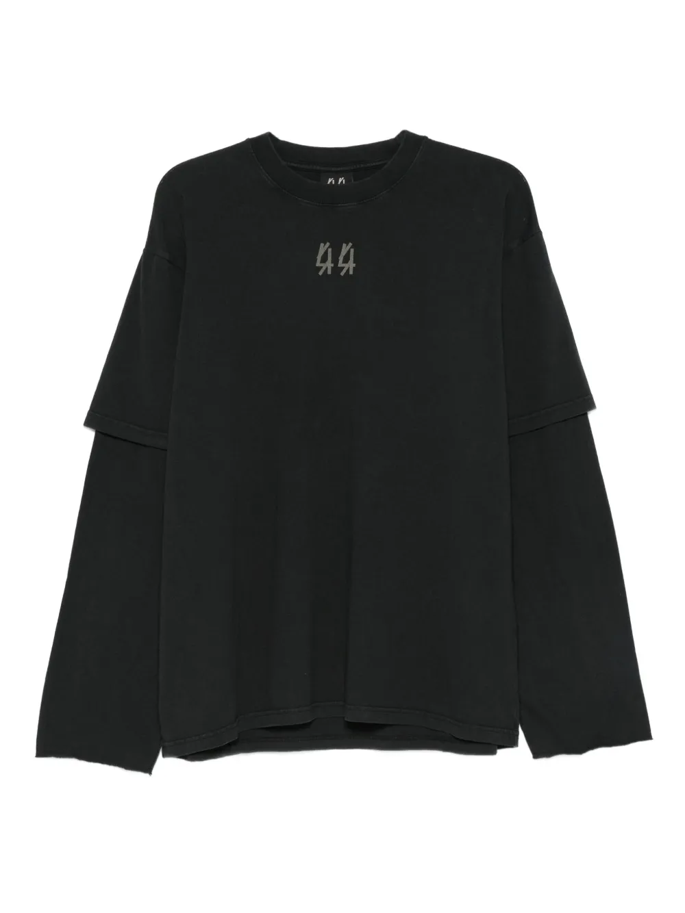 

Футболка с логотипом 44 LABEL GROUP, черный