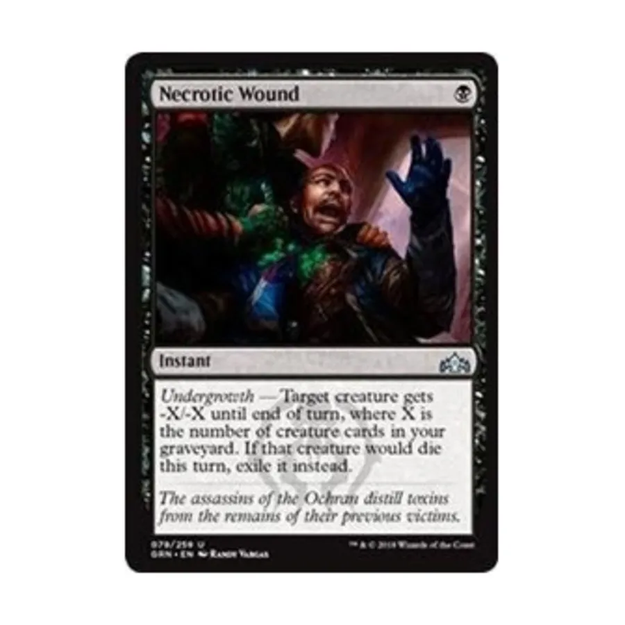 

CCG Некротическая рана (U), MTG - Guilds of Ravnica