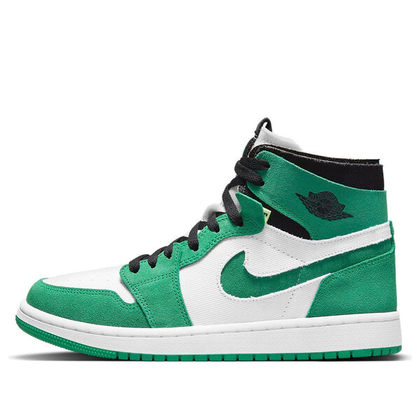 Кроссовки 1 высокие zoom комфорт Air Jordan, зеленый