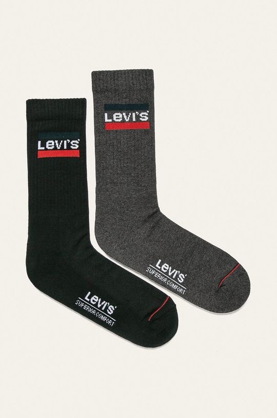 Носки (2 шт.) Levi's, черный
