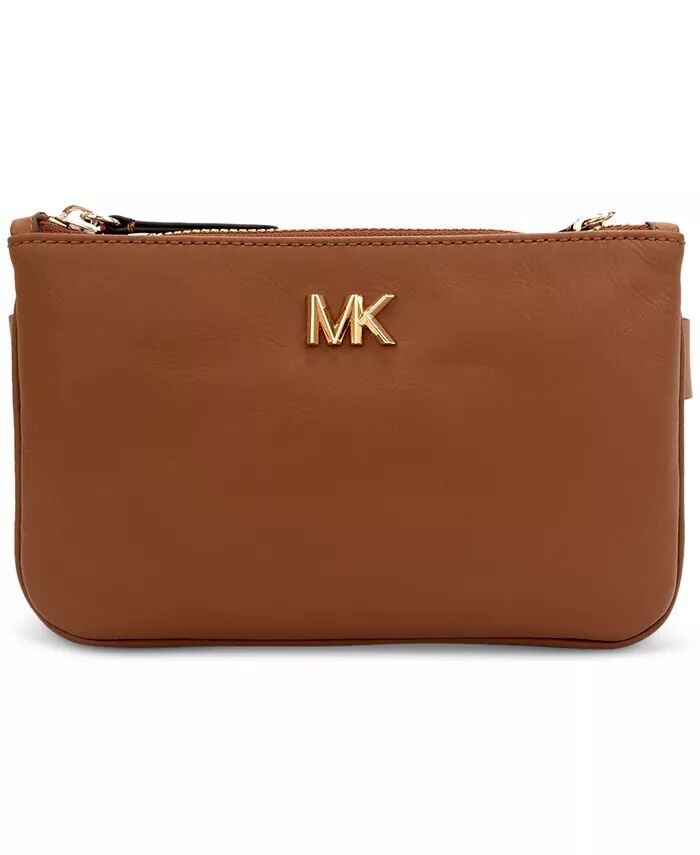 

Женская двусторонняя кожаная поясная сумка Michael Kors, синий