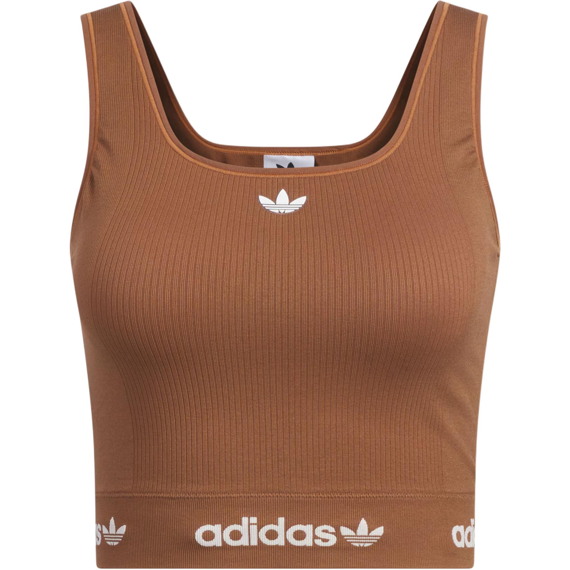 

Adidas Originals Топ без рукавов спортивные футболки женские Soft Brown