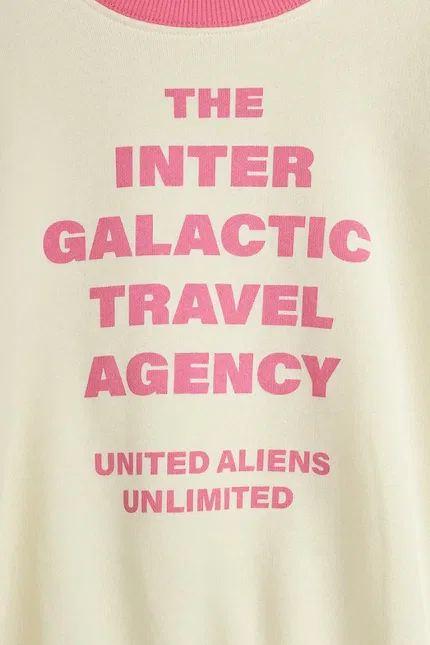 Худи принт Travel Agency Mini Rodini, бежевый — фото 3