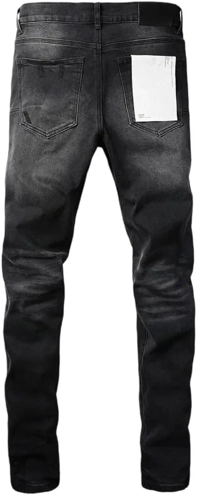 Джинсы skinny, рваные, 9029