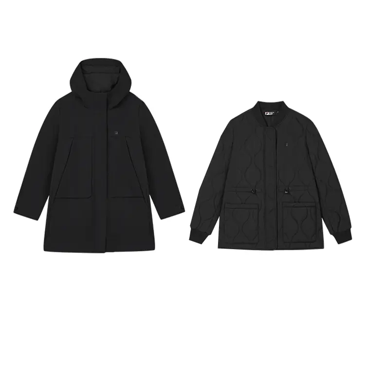 

FILA Женская куртка двойная черная, 2 Pack (Jet Black-BK)