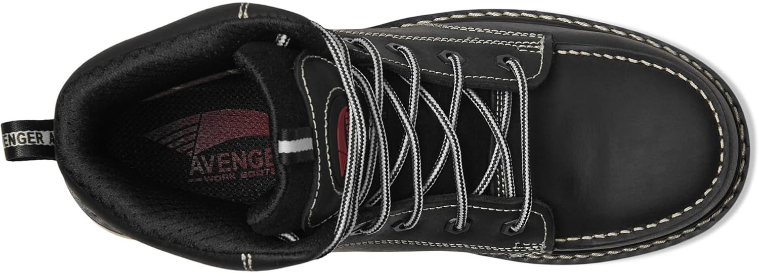 Мужские рабочие ботинки Avenger с высоким голенищем Avenger Work Boots, черный — фото 2