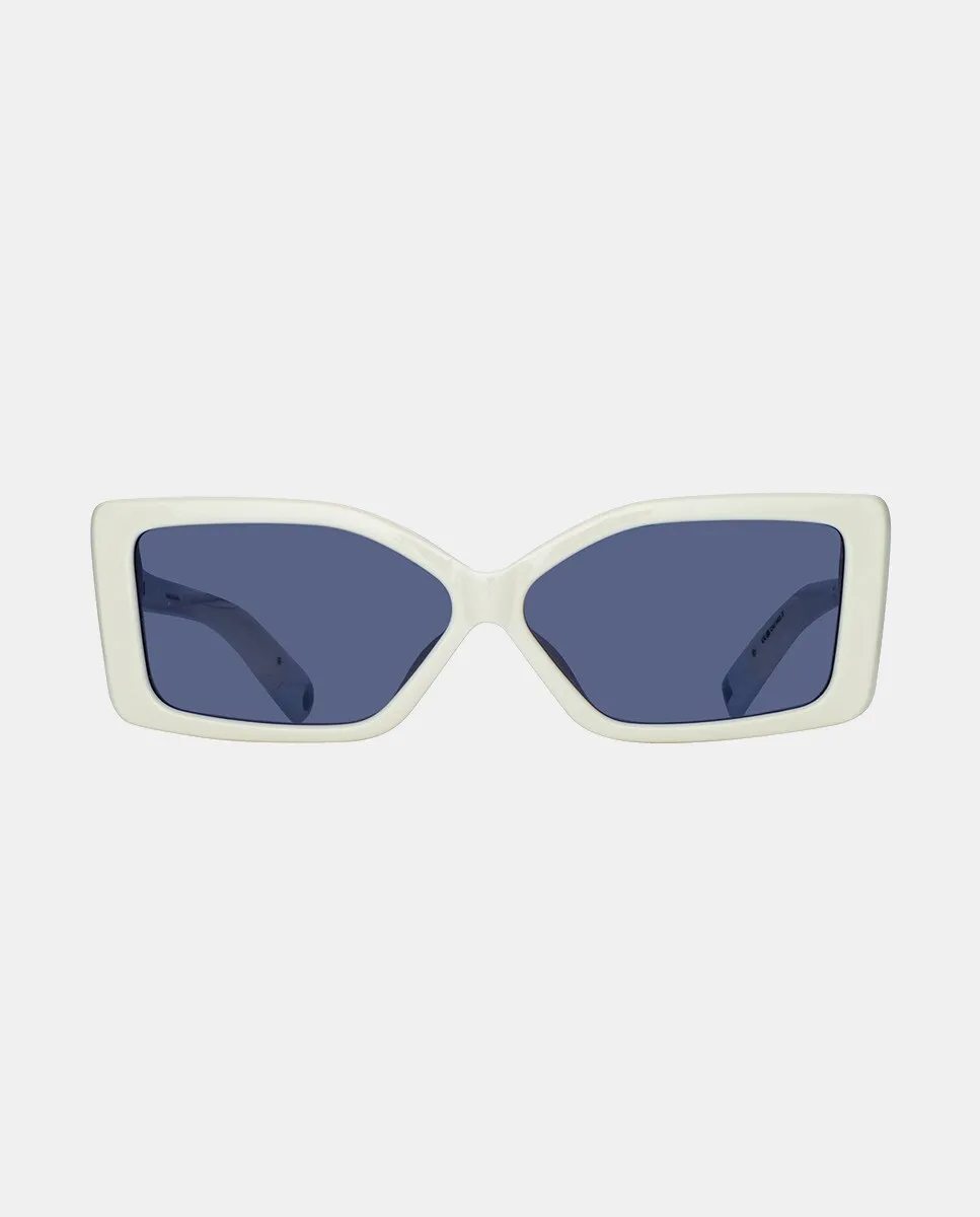 

Солнцезащитные очки унисекс с бабочками из белого ацетата Jacquemus, белый
