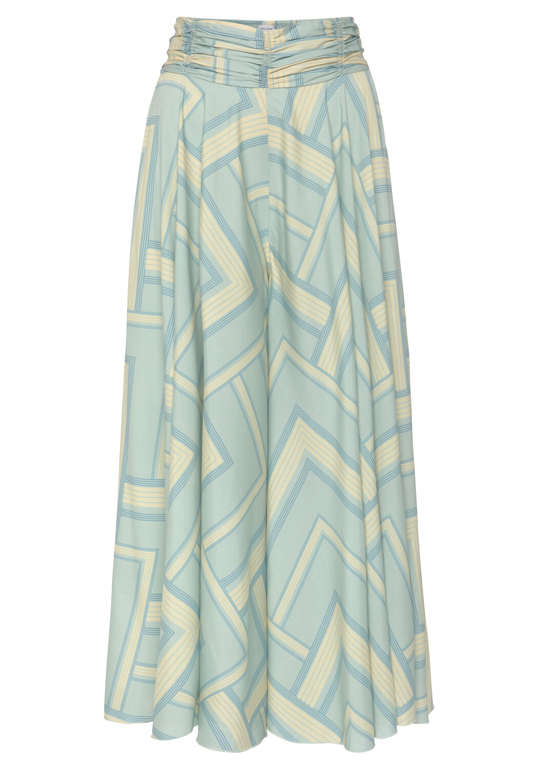 

Длинная юбка LASCANA, цвет mint gelb blau bedruckt