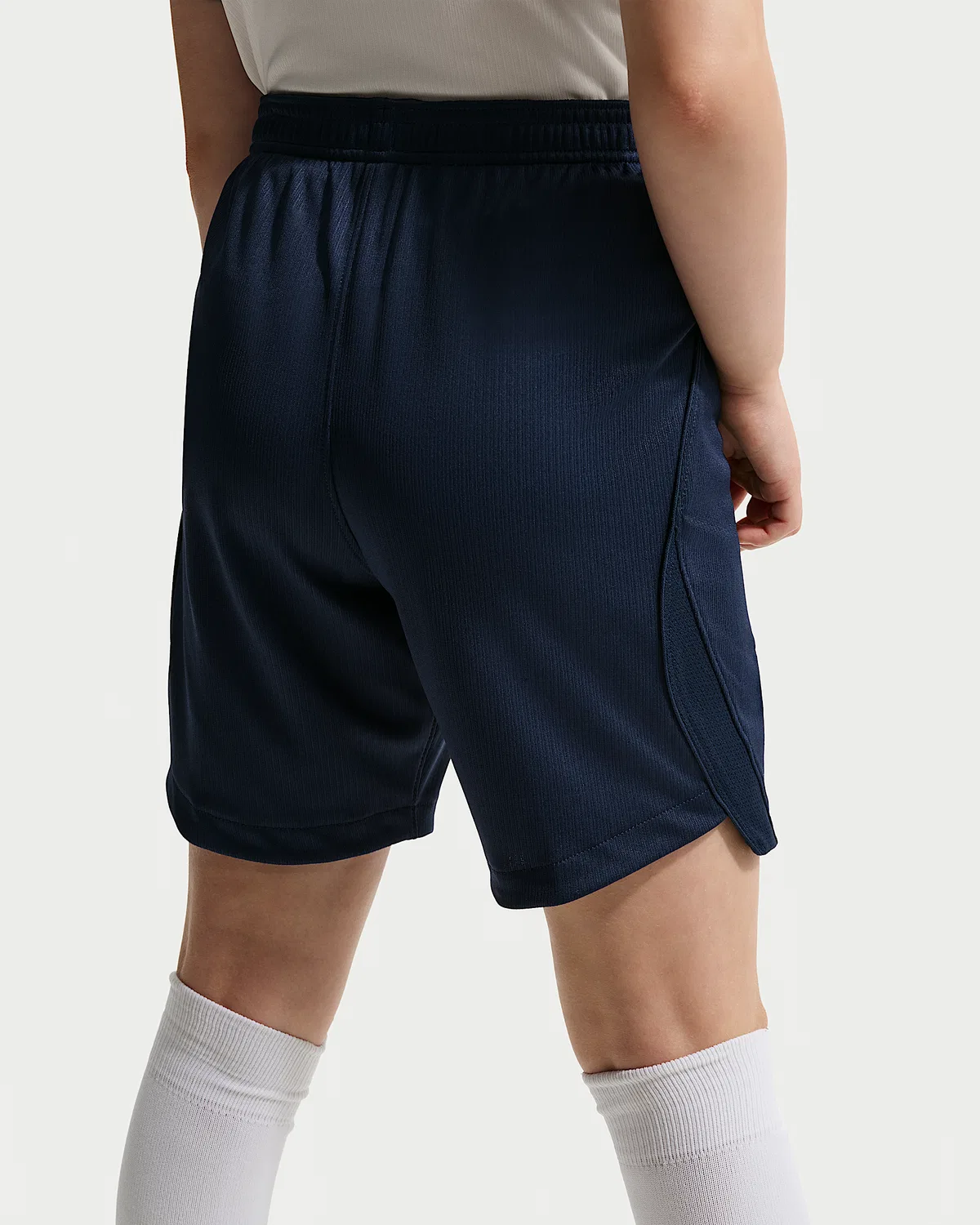 Большие детские шорты Nike Dri-FIT Soccer Replica USMNT 2026 Stadium Home, Midnight Navy/Sail — фото 3