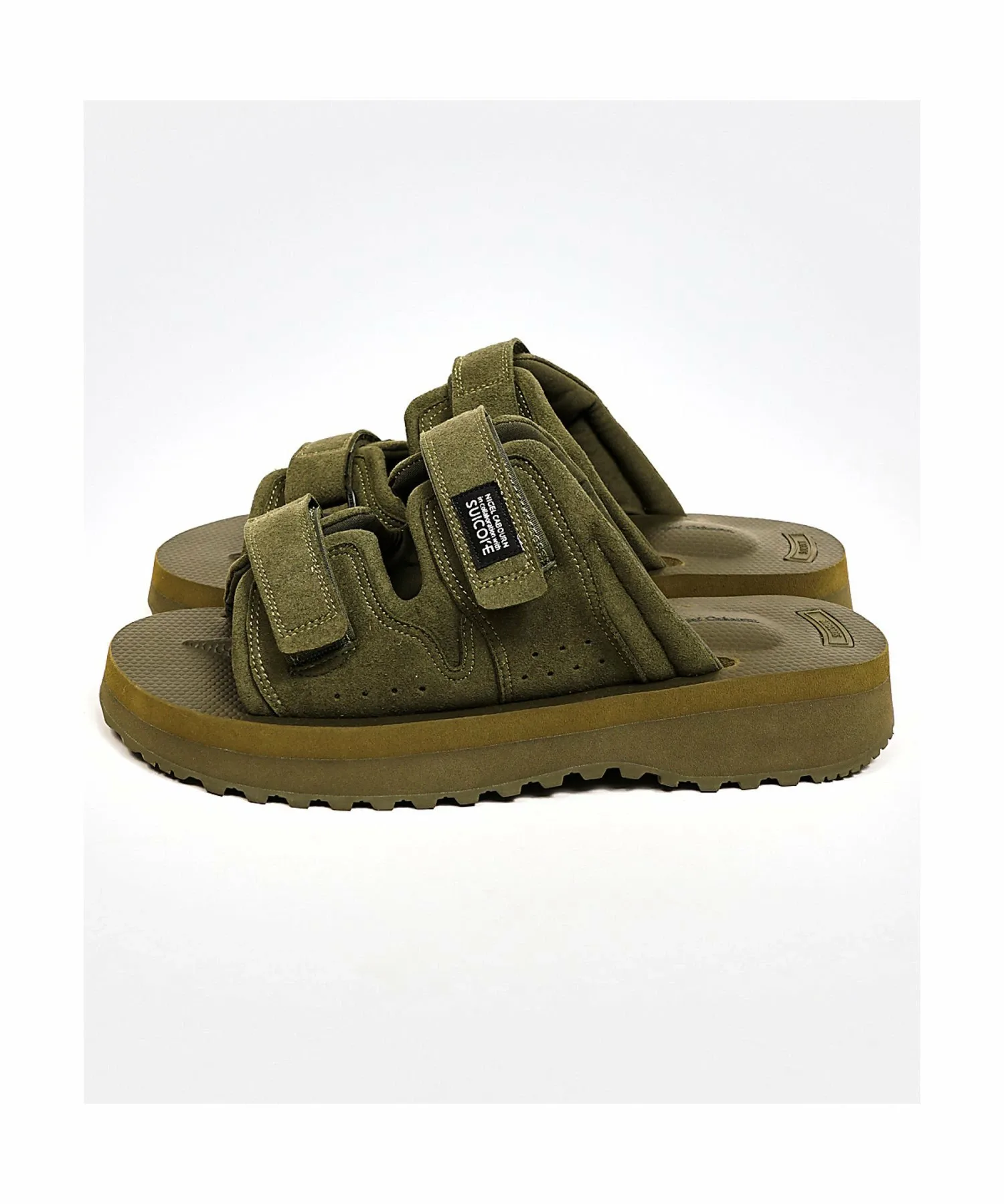 Сандалии УНИСЕКС / Найджел Кабурн x Suicoke - Моги Nigel Cabourn, green — фото 2