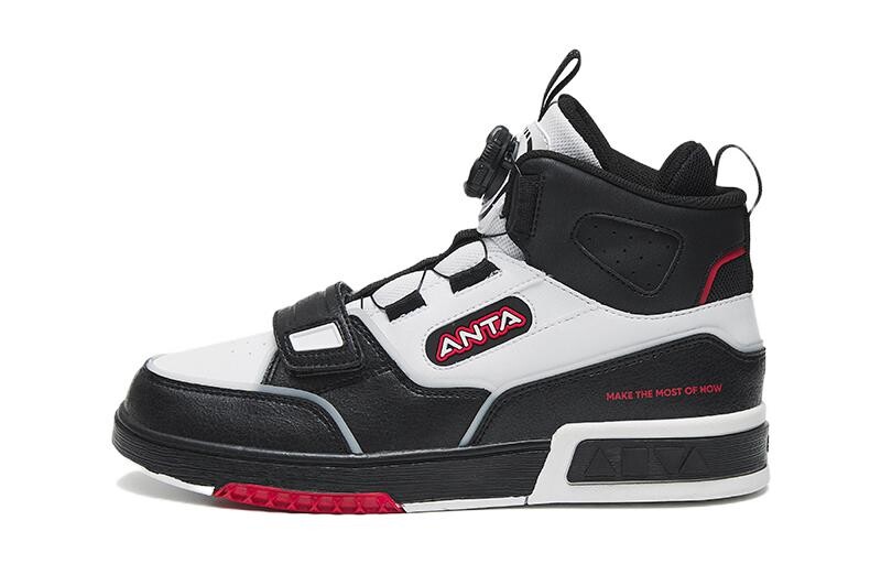 

Детские кроссовки для скейтбординга GS High-top Black/white Anta Kids