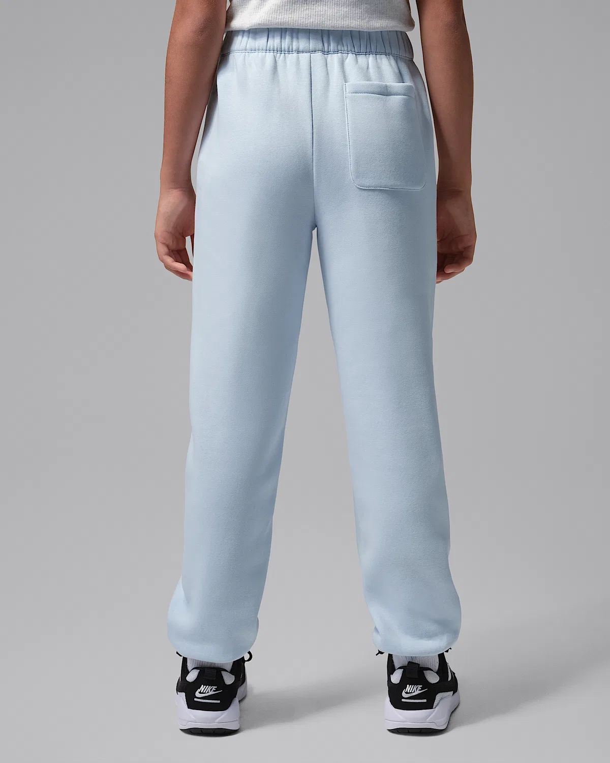 Детские флисовые штаны Jordan Love is in the Air, Light Blue/White/White — фото 2