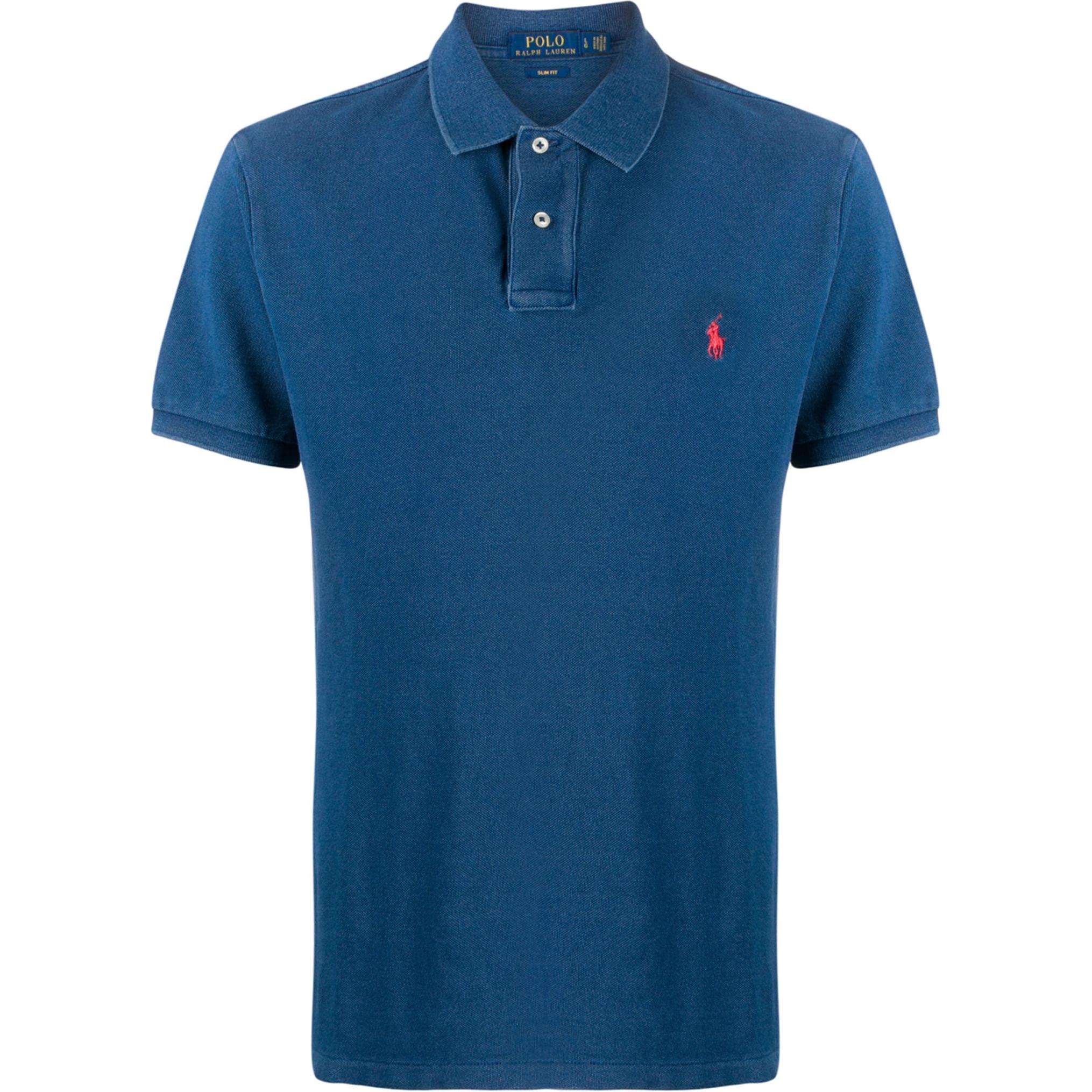 

Хлопковая поло Ralph Lauren, синяя