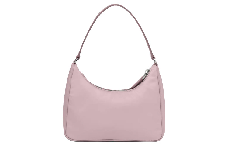PRADA Сумка через плечо Re Edition из переработанного нейлона с отделкой из кожи Saffiano, мини-клатч, женская, снежно-розовый — фото 4