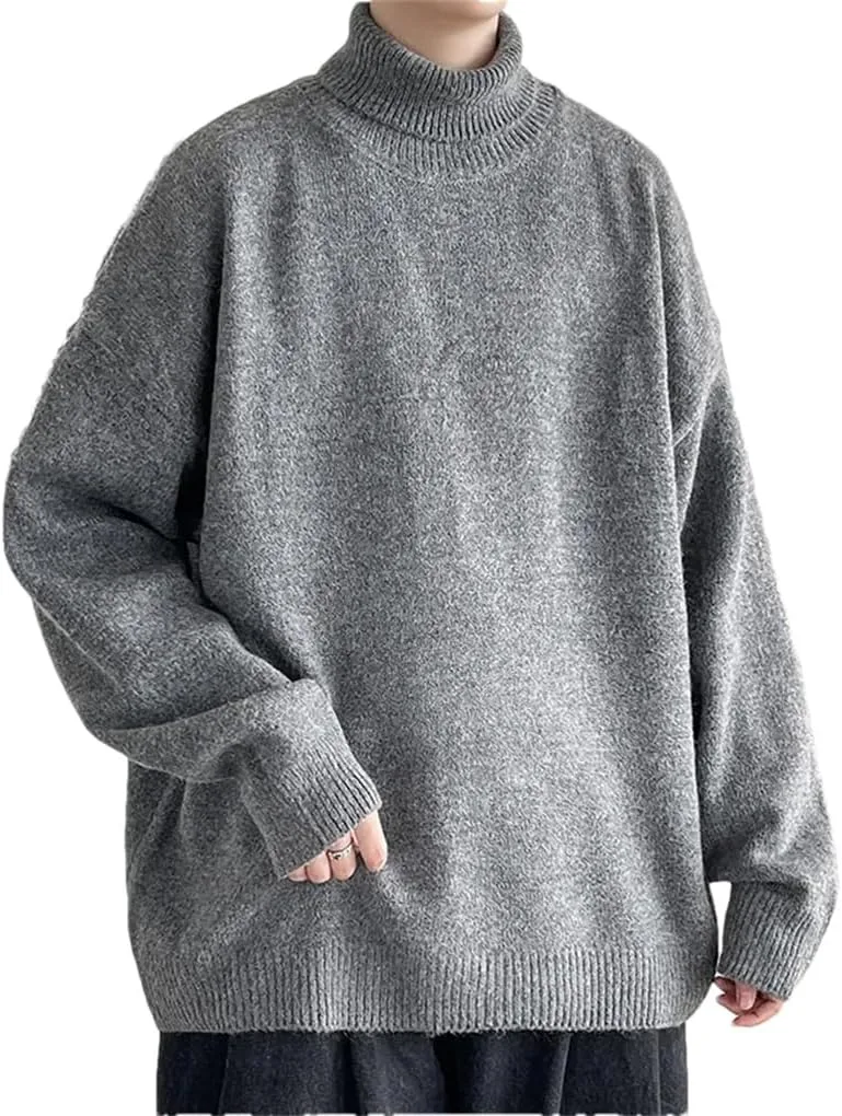 

Мужской свитер с воротником-гольф