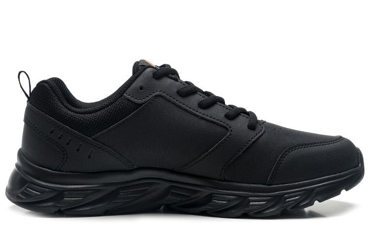 Антискользящие износостойкие низкие кроссовки для бега Anta Running Collection мужские черные с золотым — фото 2