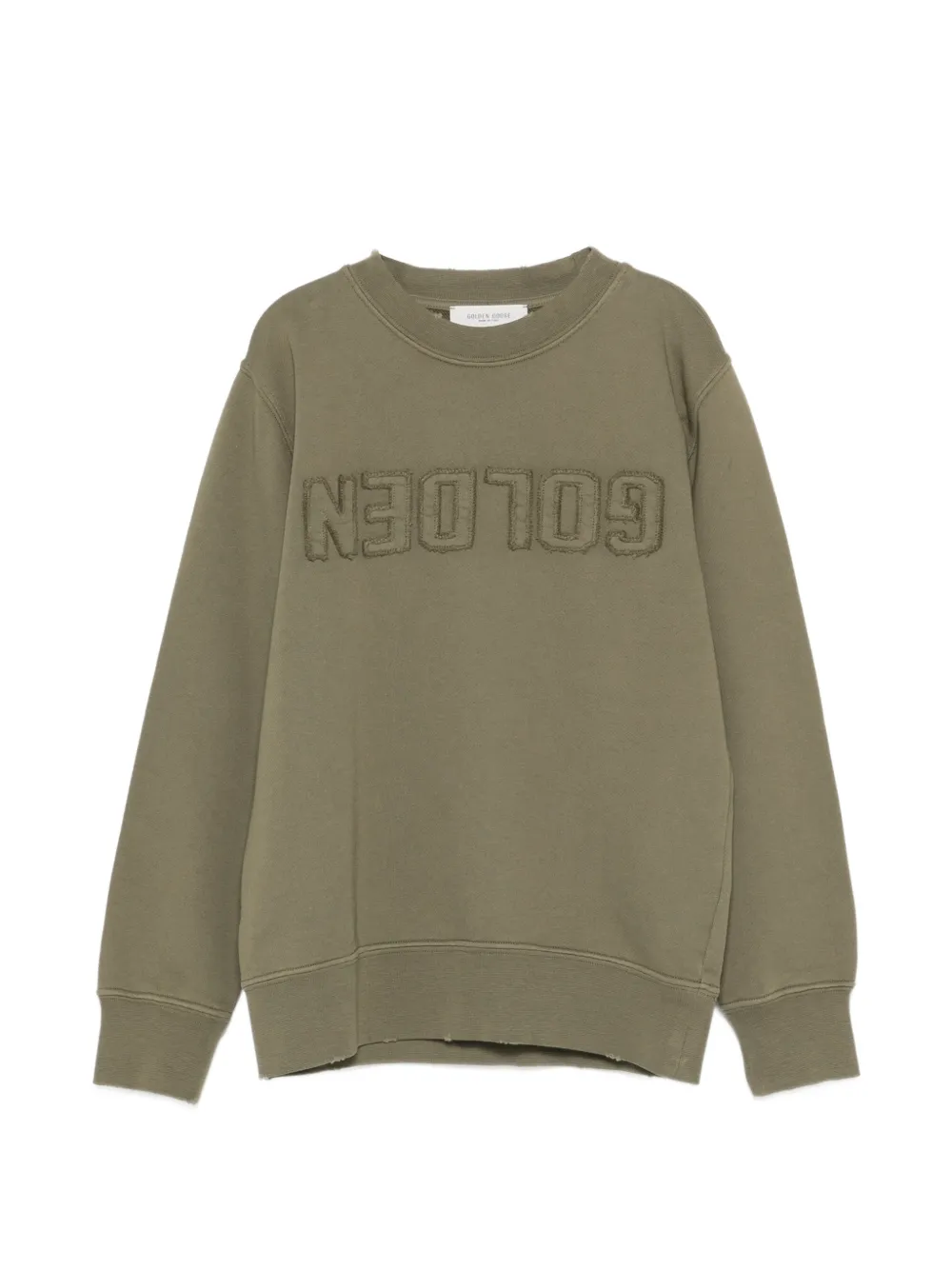 

Свитер Golden Goose Kids зеленого цвета