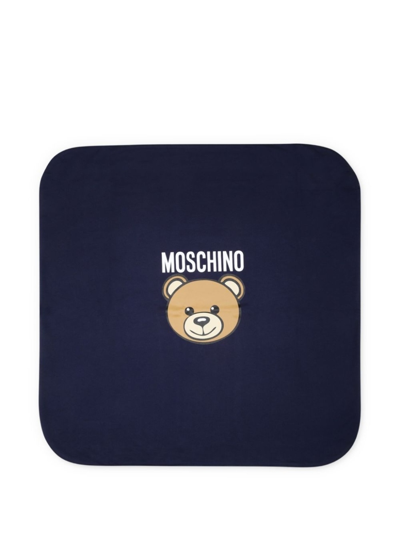 

Moschino Kids конверт для новорожденного с логотипом, синий