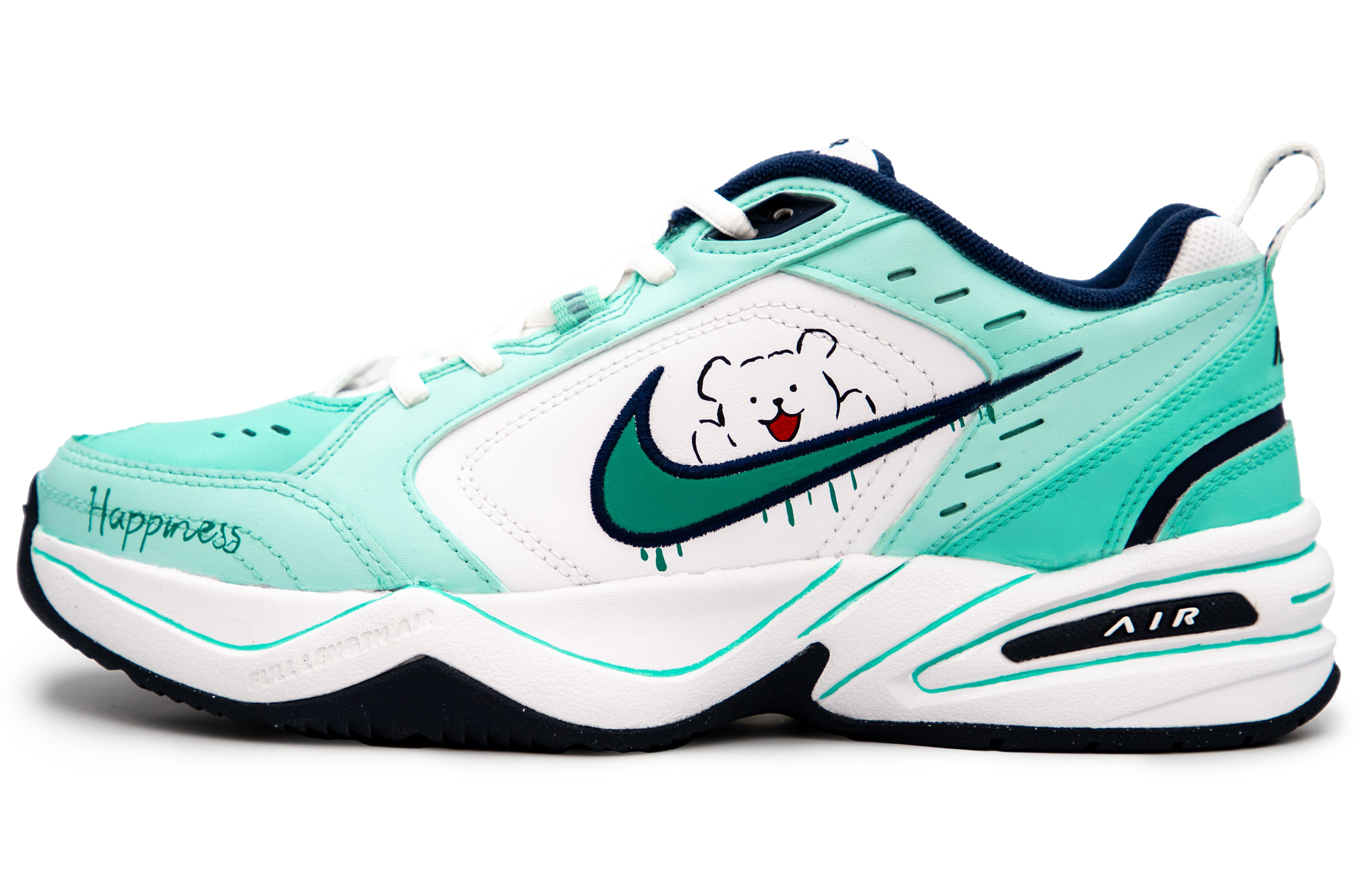 

Кроссовки Air Monarch 4 Chunky унисекс с низким верхом белого/зеленого цвета Nike