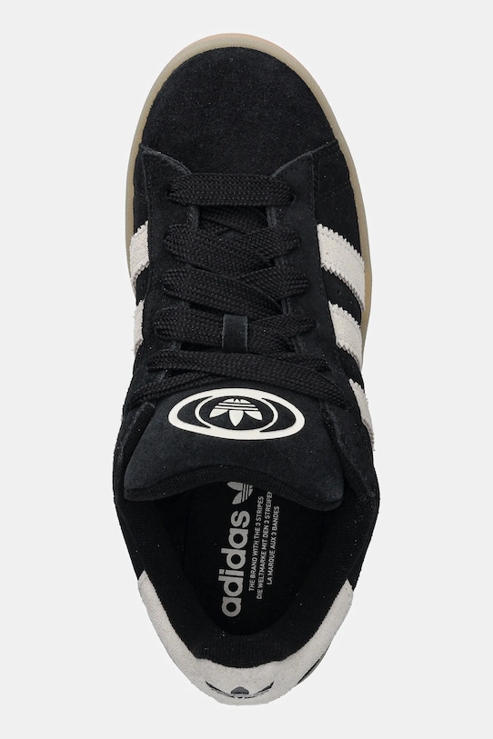 Замшевые кроссовки CAMPUS 00s Adidas Originals, черный — фото 4