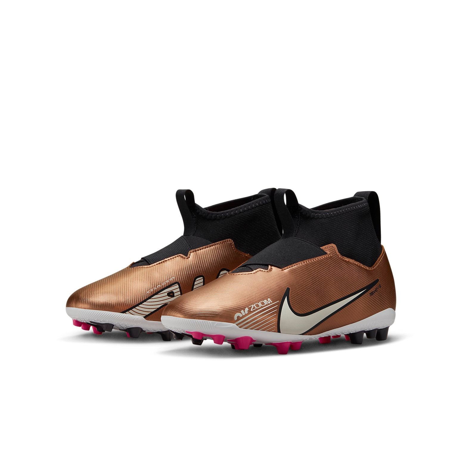Кроссовки (GS) Nike Jr Mercurial Superfly 9 15 Academy AG 'Bronze Black White' DR6043-810, медный — фото 4