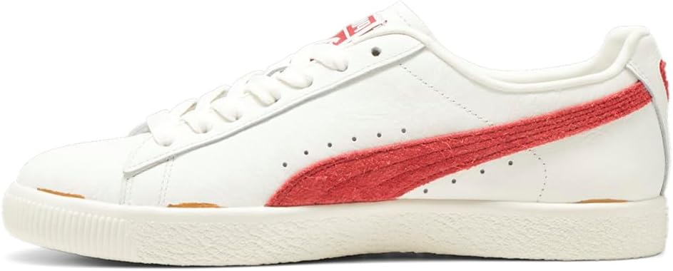 Мужские кроссовки PUMA Clyde Neverworn III на шнуровке - повседневные, красные — фото 3