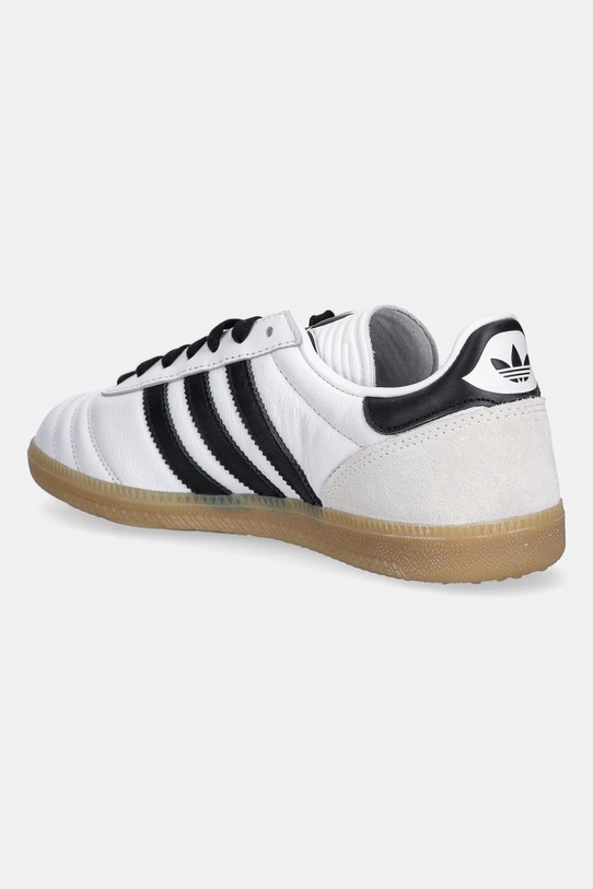 Кожаные детские кроссовки Samba Adidas Originals, белый — фото 3