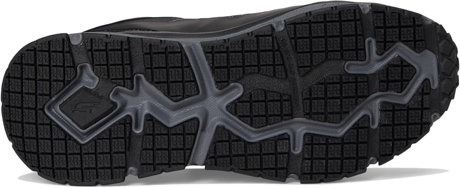 Мужские кроссовки Skechers D'lux Journey Sr - Terrain - с композитным носком, черный — фото 3