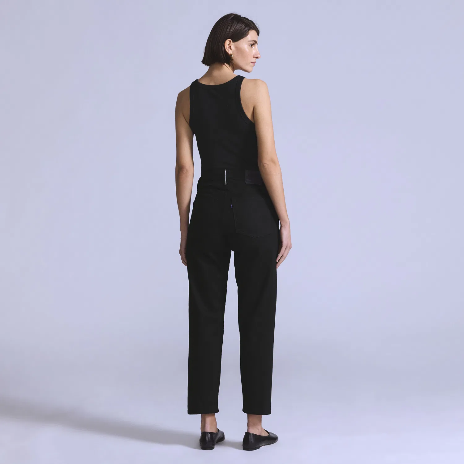Женские джинсы-колумки Levi's Blue Tab, Black — фото 4