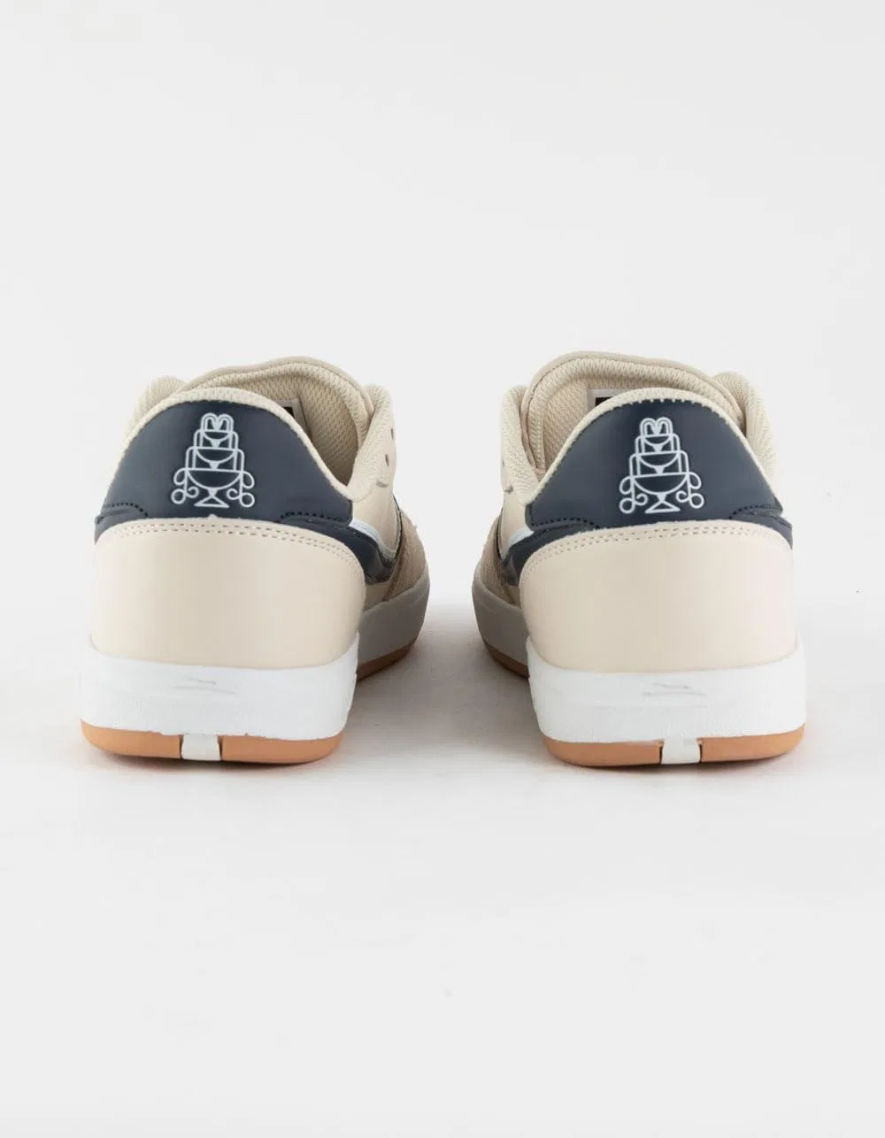 Мужские скейтбордистские кроссовки Lakai Terrace Skate Shoes - модель Pro от Griffin Gass, Cream Navy Suede — фото 3