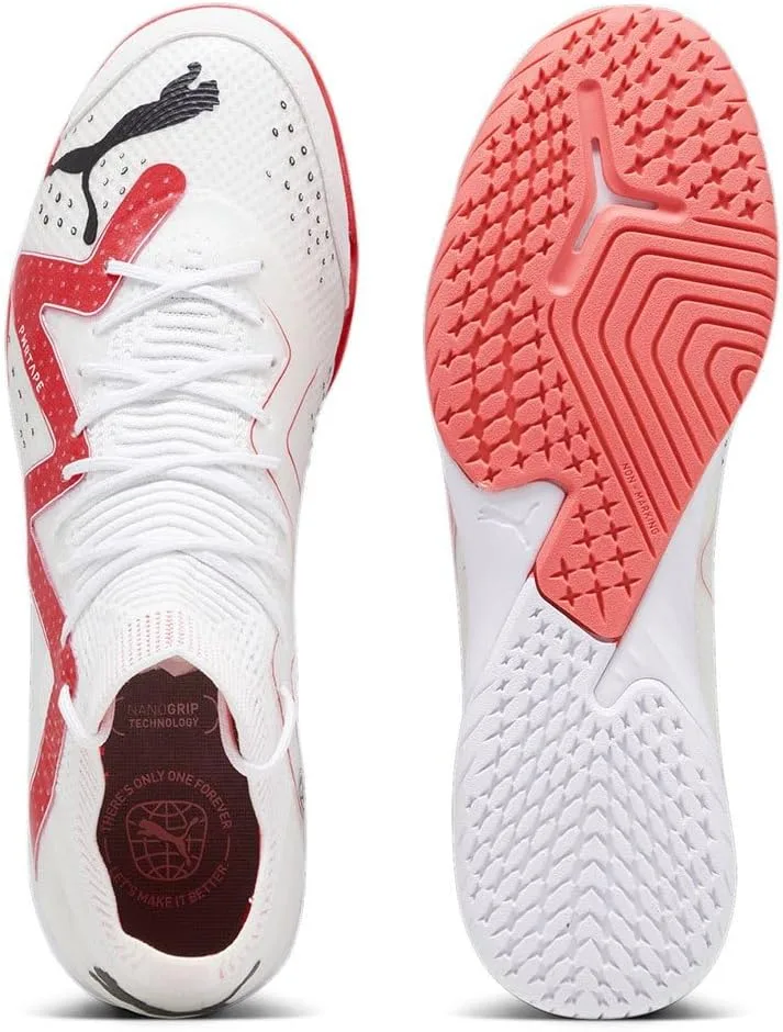 Унисекс кроссовки для легкой атлетики PUMA Future Ultimate Court, белый/черный — фото 2