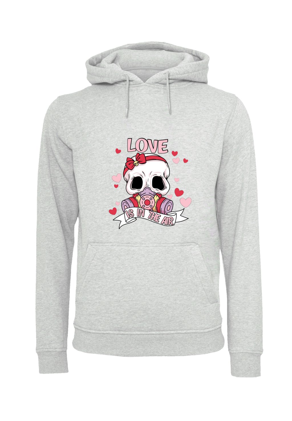 

Толстовка ANTI VALENTINSTAG LOVE IS IN THE AIR - Hoodie F4NT4STIC, серый