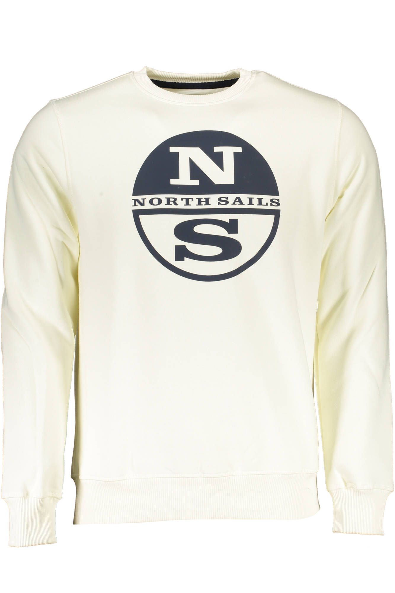 

Белый хлопковый мужской свитер North Sails