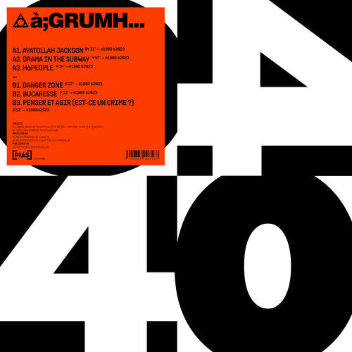 

Сингл 12" A;Grumh...: - PIAS 40