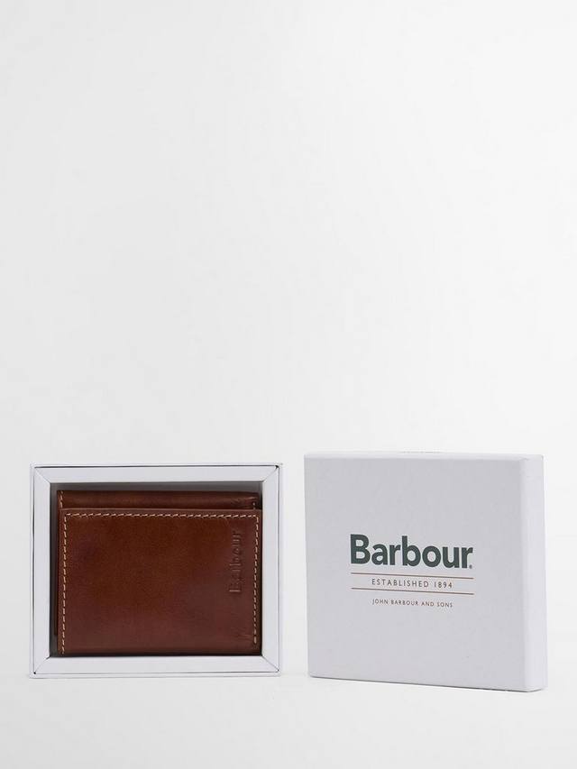 

Кожаный кошелек Bywell Bifold Barbour, Heritage Brown