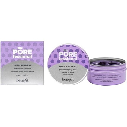 

The Porefessional Deep Retreat Mask Глиняная маска для очистки пор, мини 1G, Benefit