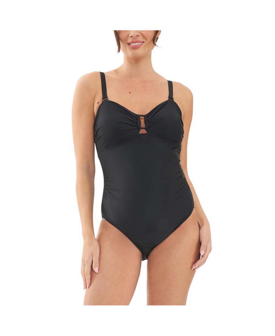 

Слитный купальник-бандо для беременных со съемными бретелями, черный Ripe Maternity, Black