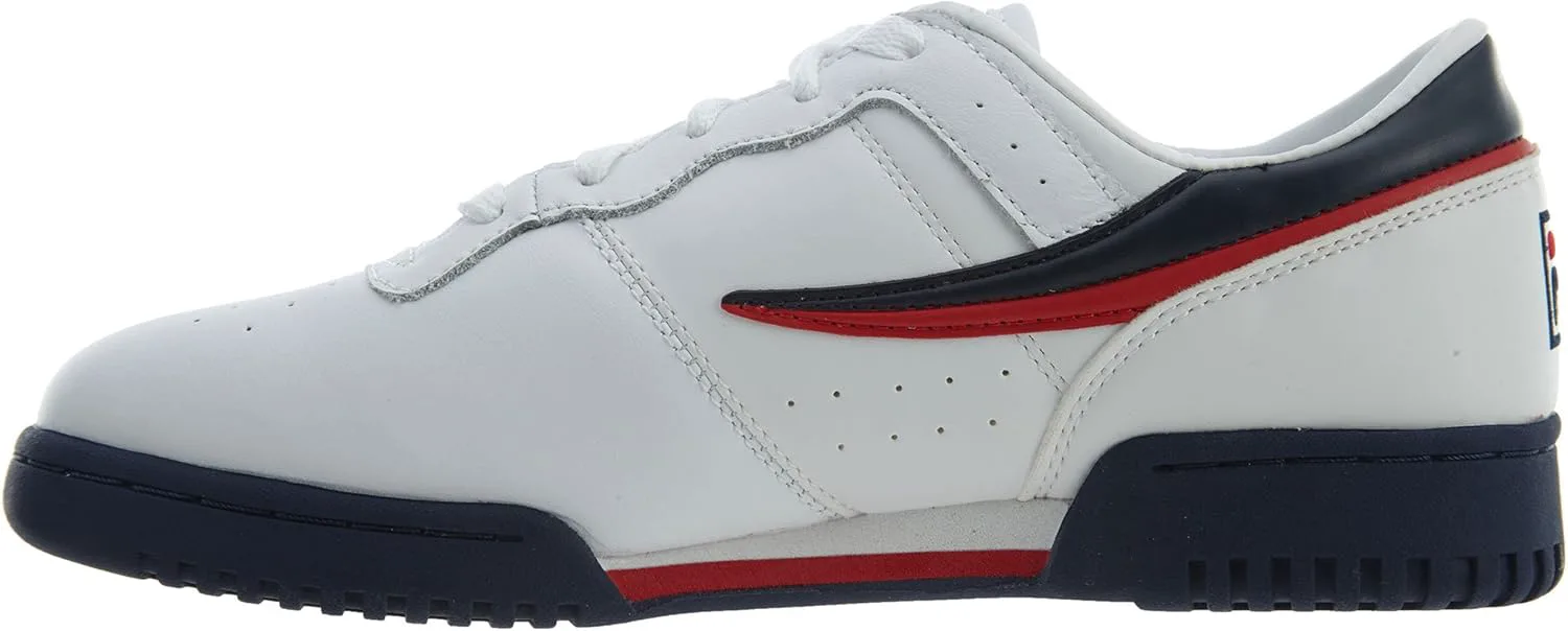 Кроссовки Fila Boys Fila Original Fitness для детей постарше, белый/темно-синий/красный — фото 3