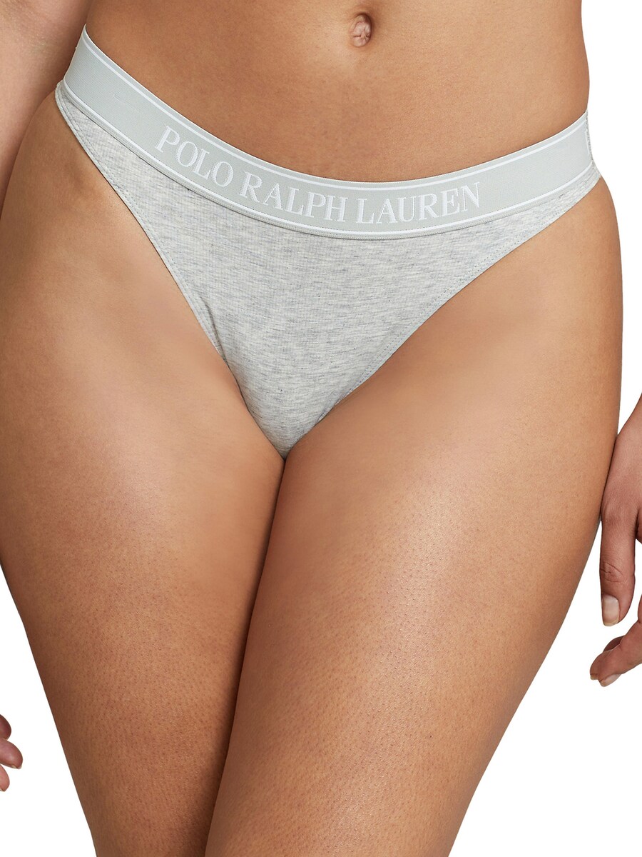 Стринги Polo Ralph Lauren  Mid Rise, белый — фото 2