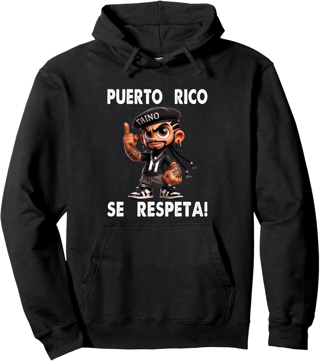 

Толстовка с капюшоном Puerto Rico Se Respeta черного цвета с PR-флагом Taino Protest Boricua Puerto Rico Se Respeta Collection, More Here, Черный, Толстовка с капюшоном Puerto Rico Se Respeta черного цвета с PR-флагом Taino Protest Boricua Puerto Rico Se 