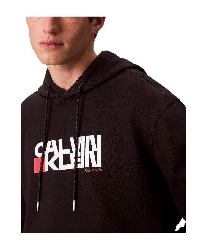 Худи Urban Terry Redbox Calvin Klein, черный — фото 3