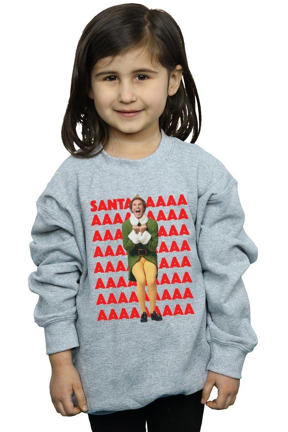 

Толстовка Buddy Santa Scream Elf, серый