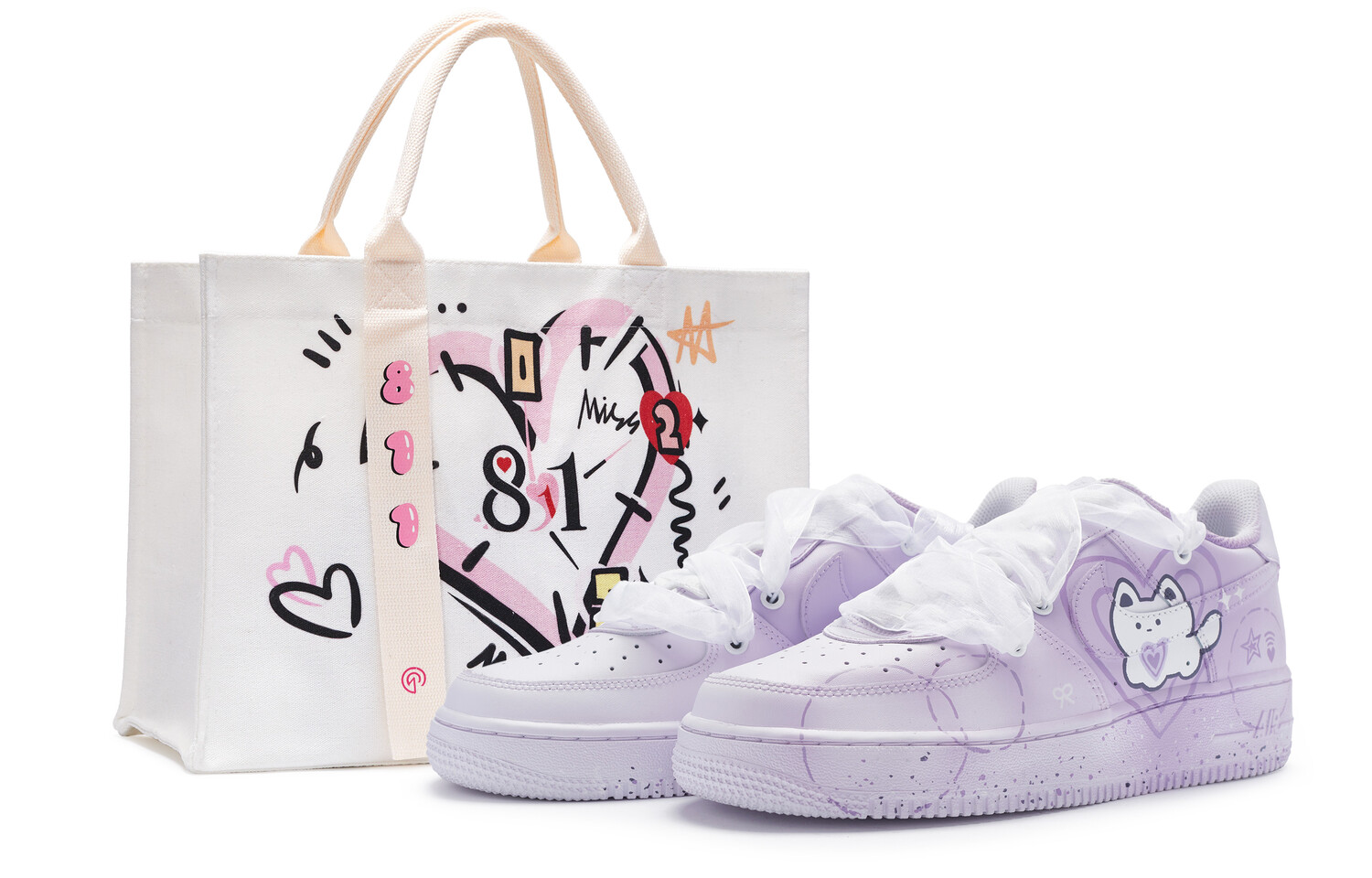 

Кроссовки Nike Air Force 1 Skateboard Shoes Women's Low-Top Purple