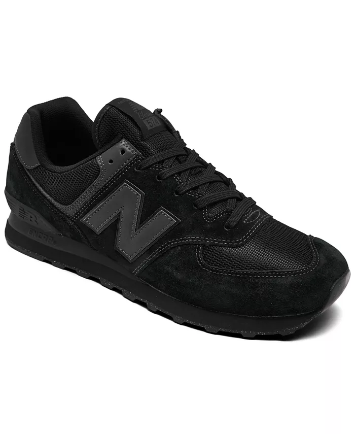 

Мужские повседневные кроссовки 574 от Finish Line New Balance, черный