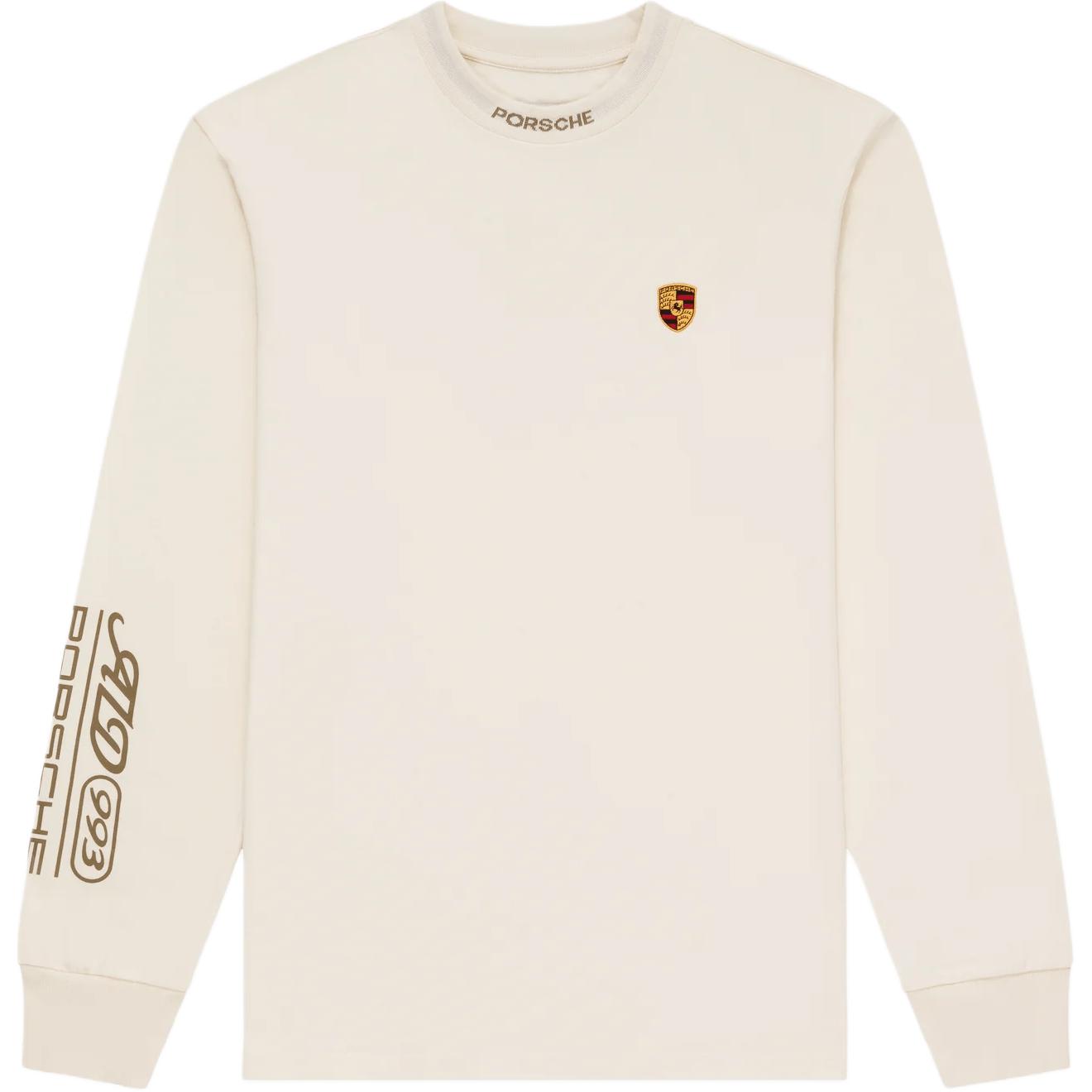 

Футболка с длинным рукавом Porsche 993 Turbo Logo AIME LEON DORE, белый