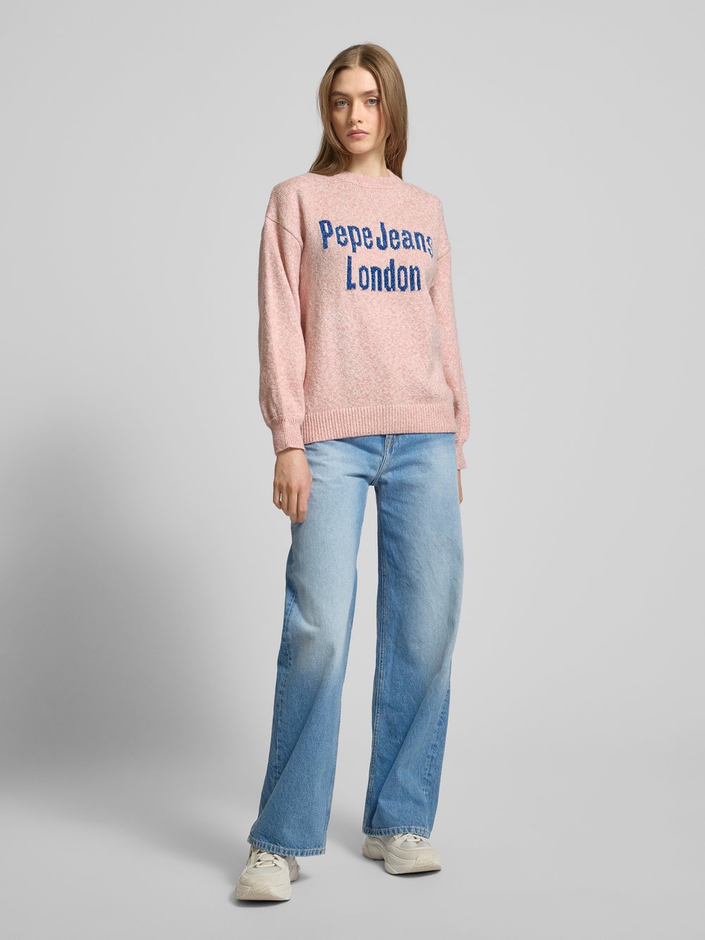 

Вязаный свитер с манжетами в рубчик, модель «NALA» Pepe Jeans